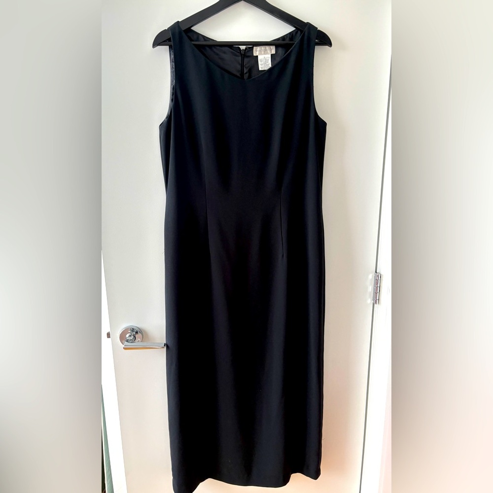 Worthington Classic Black Midi Dress size 12